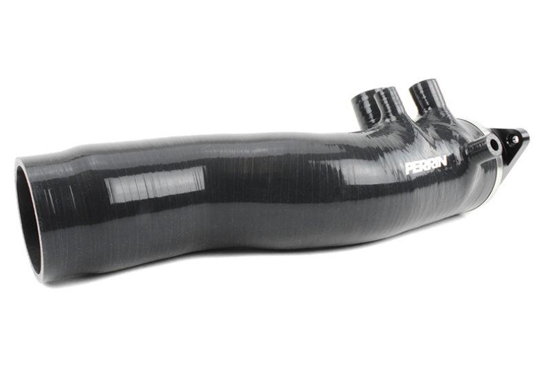 Subaru WRX Turbo Inlet Hose - Perrin Performance - 3in. w/ Turbo Adapter Flange - Black - `15-`21